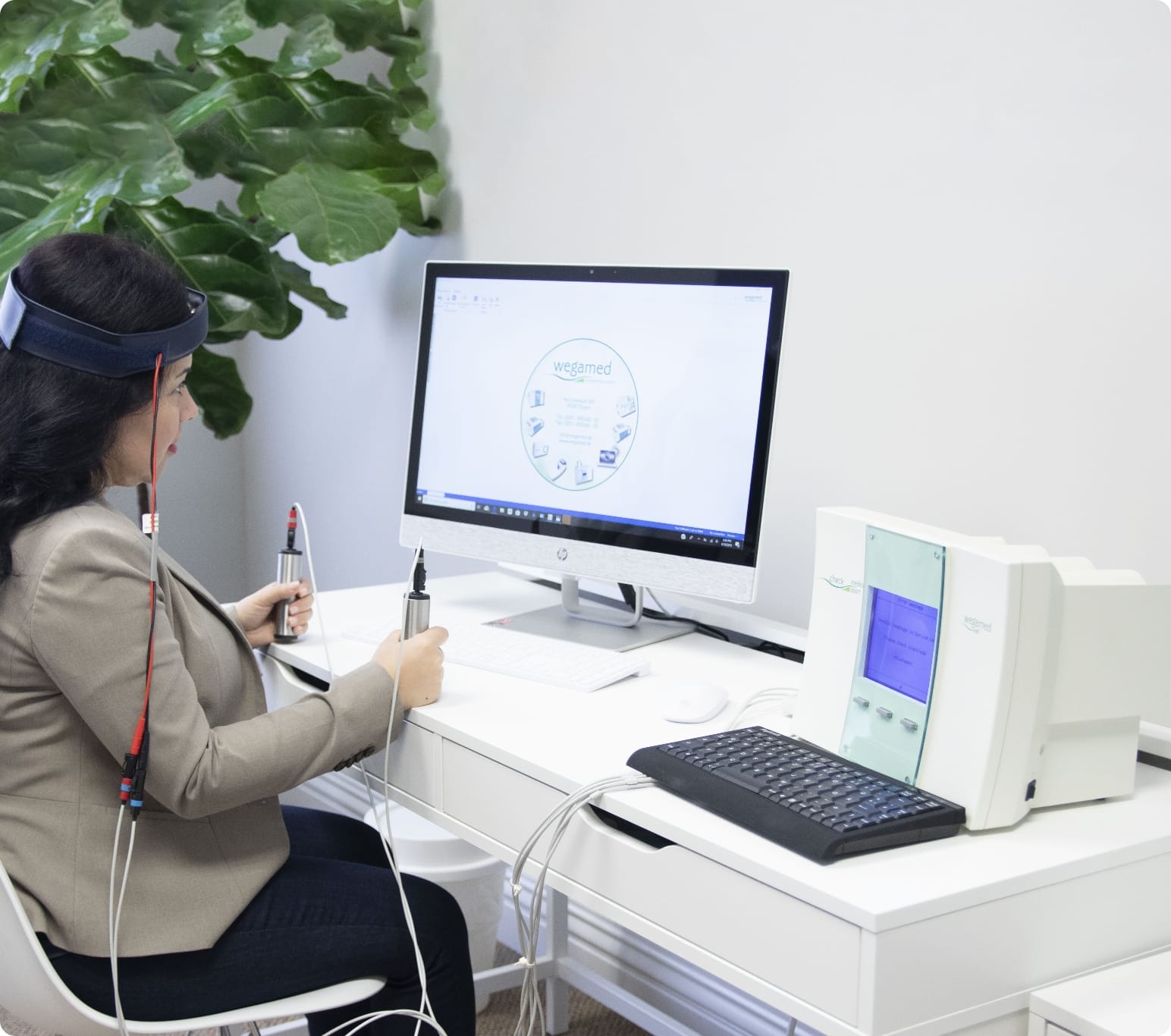 Check Medical System in einer professionellen Praxis